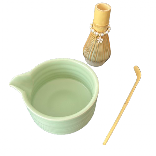 Bijoux Laleia - Jade Matcha set
